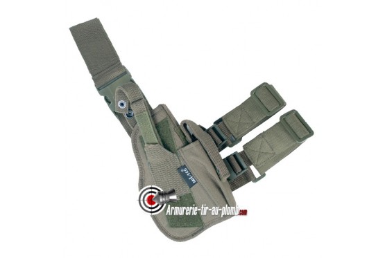 Holster de cuisse pour droitier - Kaki