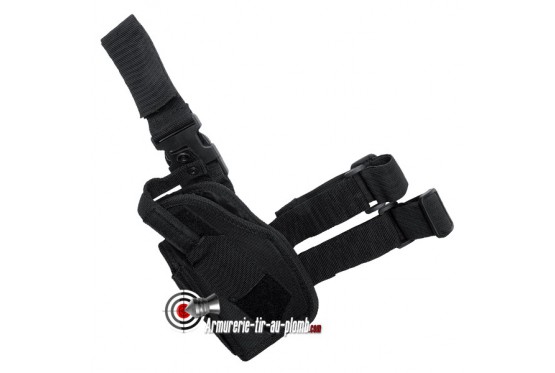 Holster de cuisse pour gaucher - Noir