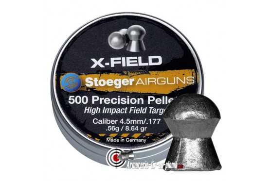 Plombs Stoeger X-Field - 4.5 mm