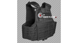 Gilet Carrier laser cut noir