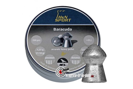 Plombs H&N Baracuda - 5.5 mm