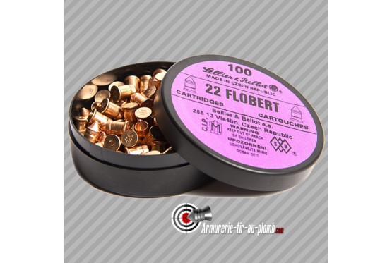 100 cartouches 22 Flobert sellier & bellot bosquette