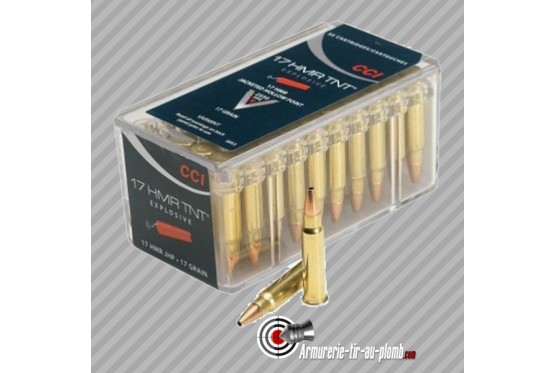 50 cartouches CCI 17 HMR 17 grains varmint