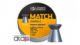 plomb plat pour tir en compétition JSB Yello Match