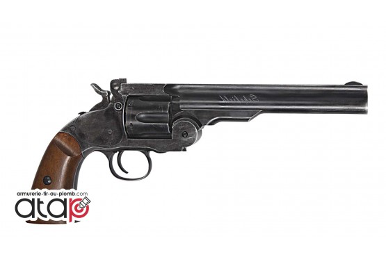 Schofield 6” Revolver À Plomb Couleur Effet Noir Vieilli