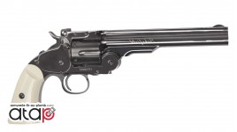 Schofield 6” Revolver À Bille Acier Couleur Gris Acier