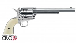 Colt SAA 45 canon 7,5 pouces couleur nickel