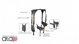Holster vertical ambidextre...
