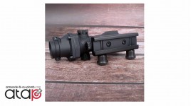 Viseur point rouge et vert ACOG 1x32 tactique pour rail picatinny