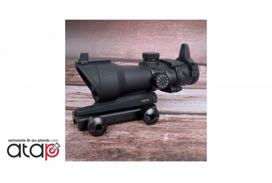 Viseur point rouge et vert ACOG 1x32 tactique pour rail picatinny