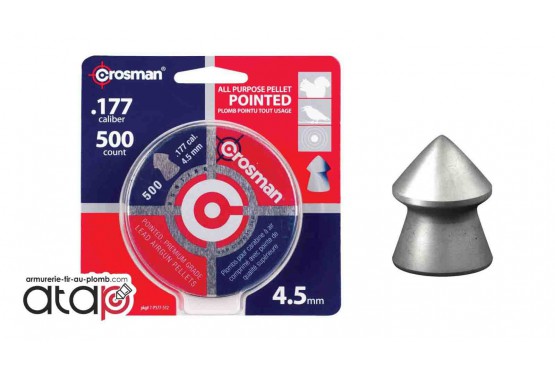 Boîte de plombs à tête pointue Crosman Pointed