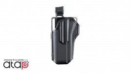 Imprimer   Holster pistolet port ceinture BLACKHAWK universel semi rigide OMNIVORE