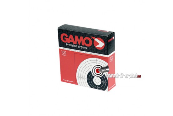 Lot de 10 cibles carton 14x14