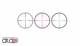 Lunette Center Point TAG 4-16x40 avec réticule lumineux vert et rouge