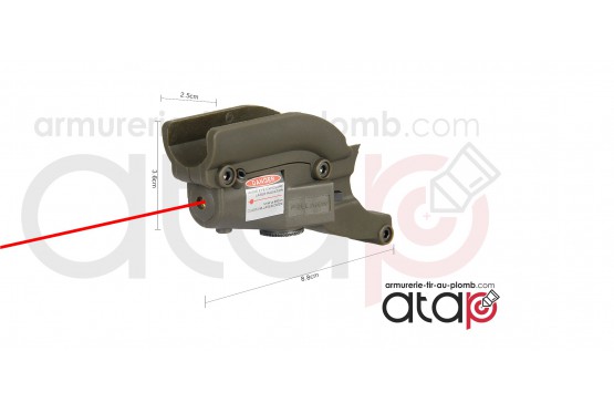 Laser et rail de montage pour beretta M9