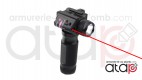 Poignée tactique lampe laser Full métal