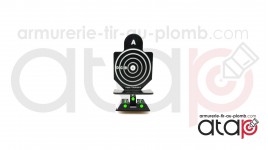 Hausse et guidon en fibre optique pour glock avec clé de montage