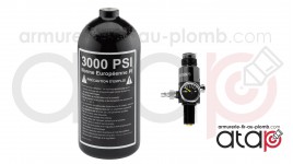 Bouteille Pure Energy 0.8L avec régulateur 3000 PSI