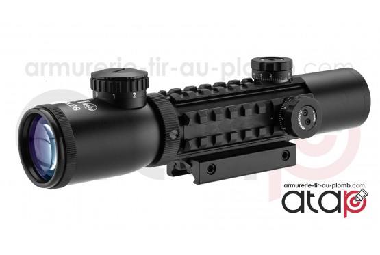 Lunette de tir RTI 2-6x28 à réticule lumineux