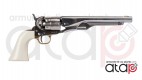 Revolver Poudre Noire Pietta 1860 Army Old Silver Ivoirine