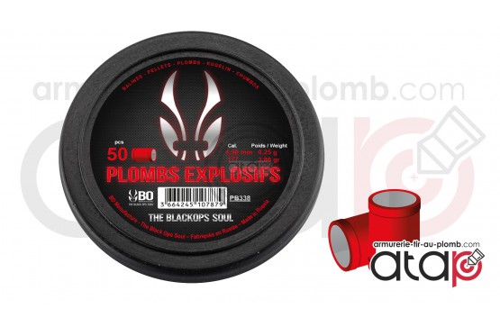 The Black Ops Soul Plomb explosif - Plomb 4.5 mm