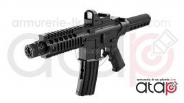 Pistolet mitrailleur full auto à bille acier 4,5 mm Crosman A4P