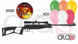 Pack découverte carabine à plombs Stoeger X3 Tac