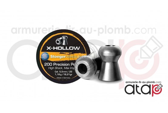 Stoeger X-Hollow - Plomb creux de chasse 5.5 mm