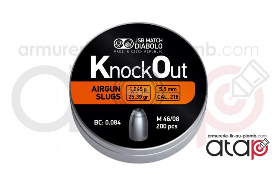 JSB Match Knock Out - Plomb 5.5 mm