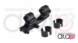 Monobloc médium rail picatinny pour corps de lunette diamètre 30 et 25.4 mm