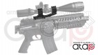 Monobloc médium rail picatinny pour corps de lunette diamètre 30 et 25.4 mm