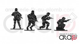 Cibles en métal Soldier Human Target