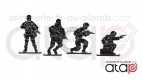 Cibles en métal Soldier Human Target