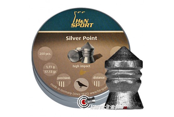Plombs H&N Silver Point - 5.5 mm