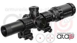 Lunette de visée ASG 1-4x24E Short dot avec réticule lumineux