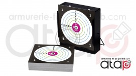 Porte Cible Plat Powair + 100 Cibles 14 x 14 cm