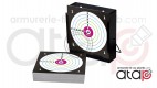 Porte Cible Plat Powair + 100 Cibles 14 x 14 cm