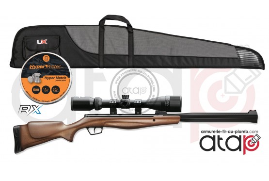 Carabine à plombs 4.5 mm Stoeger RX20 S3 suppressor crosse bois