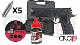 Sig Sauer ASP X-Five à plombs CO2 noir ou chromé