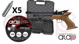 Pistolet à plombs Artemis CP1-M CO2 -  cal 4.5 mm