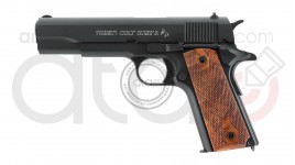 Colt 1911 full métal Classic Black Wood - Pistolet à billes acier 4.5 mm