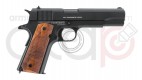 Colt 1911 full métal Classic Black Wood - Pistolet à billes acier 4.5 mm