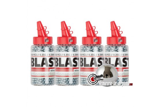 4500 billes acier + 1500 offertes - 4.5 mm
