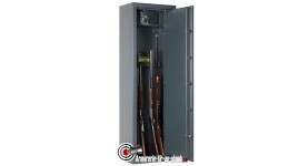 Armoire forte Infac "Classic" - 7 armes longues avec lunettes et compartiment sécurisé